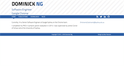 Desktop Screenshot of dominickng.com